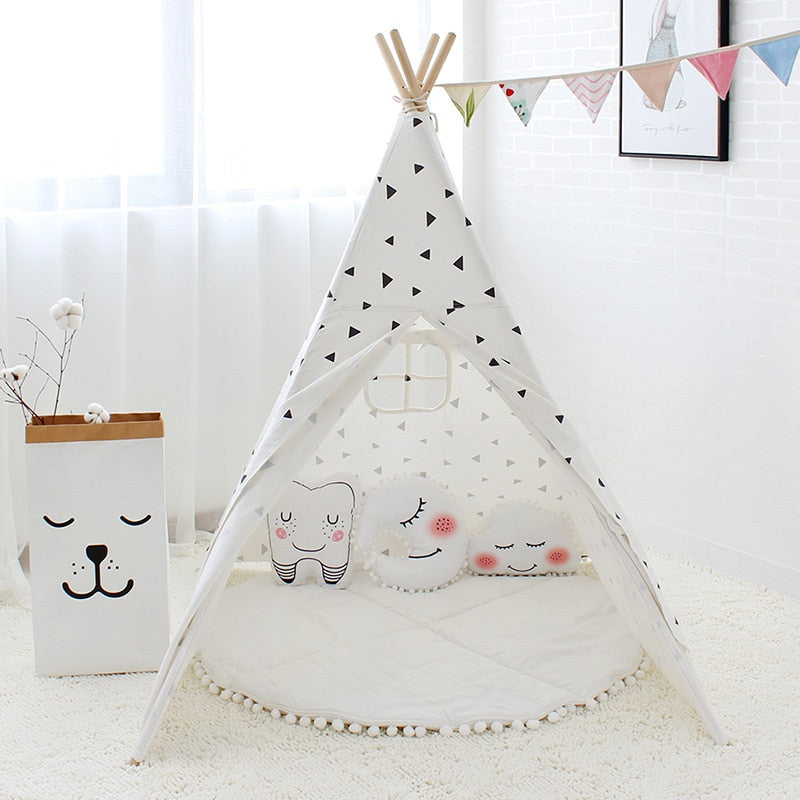 Triangle Printed Teepee For Children