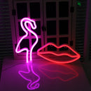 Red Lips Neon Night Light