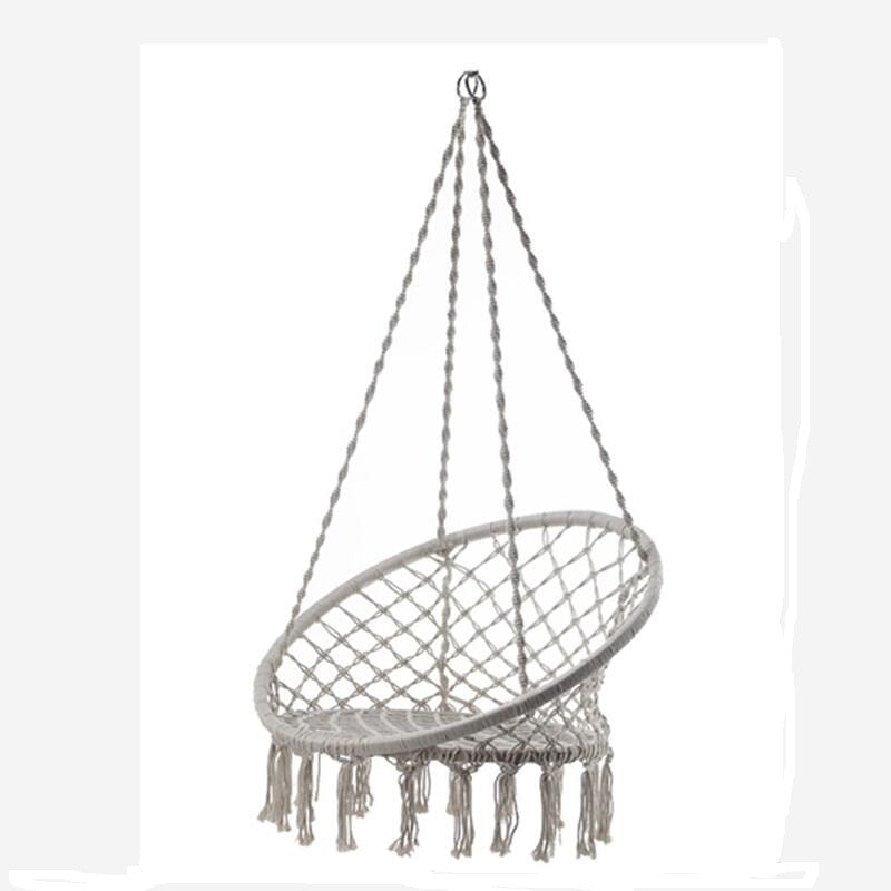 Knitted Round Hammock Outdoor or Indoor