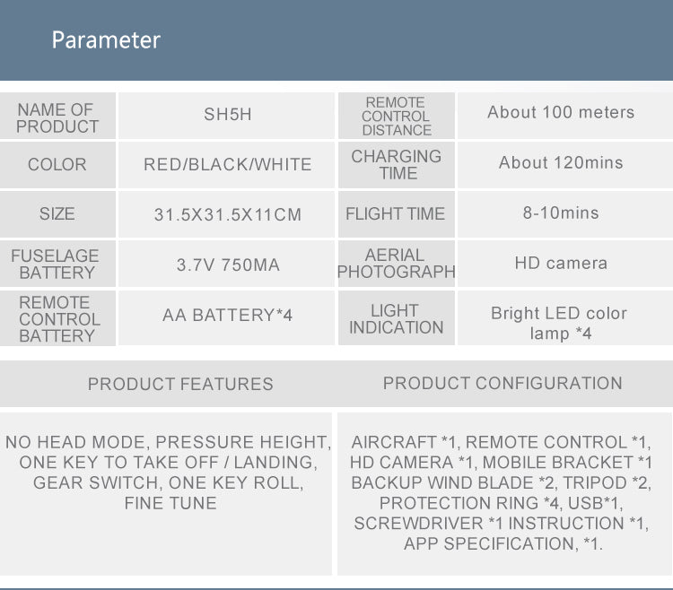 Quadrocopter FPV Drone W/ or W/O HD Camera