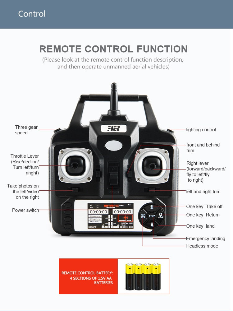 Quadrocopter FPV Drone W/ or W/O HD Camera