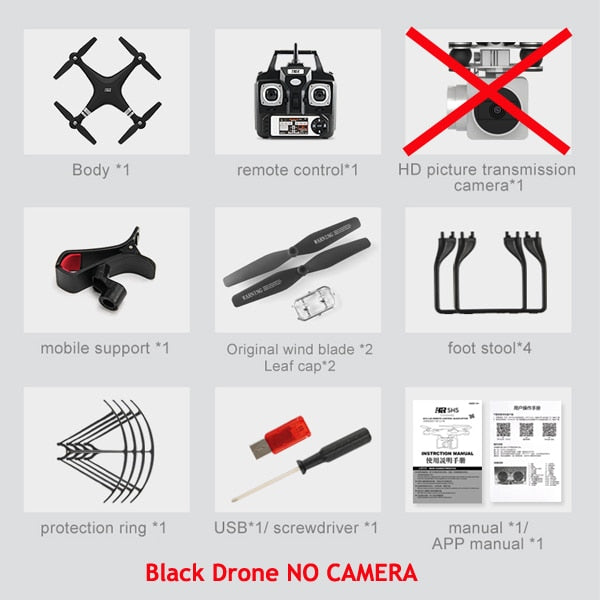 Quadrocopter FPV Drone W/ or W/O HD Camera