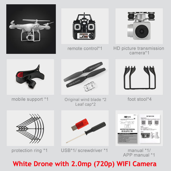 Quadrocopter FPV Drone W/ or W/O HD Camera