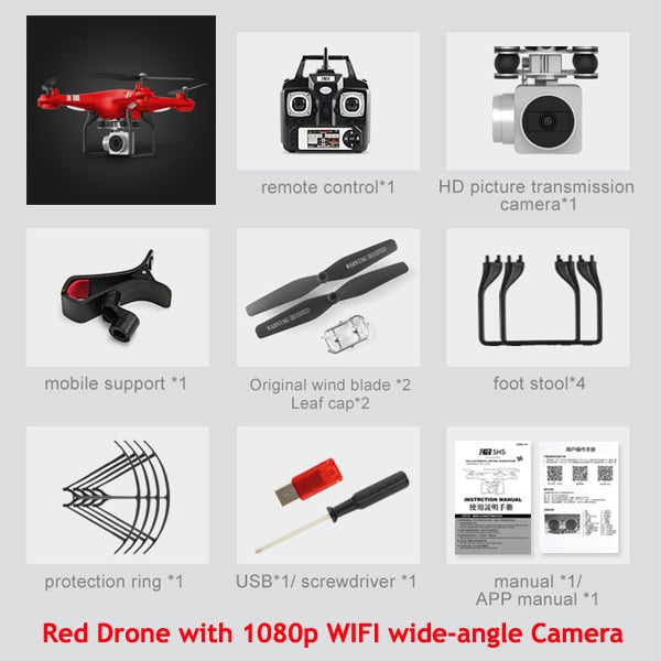 Quadrocopter FPV Drone W/ or W/O HD Camera