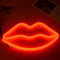 Red Lips Neon Night Light