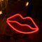 Red Lips Neon Night Light