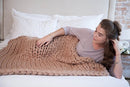 Hand-knitted Warm Chunky Soft Blanket