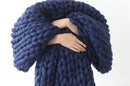 Hand-knitted Warm Chunky Soft Blanket