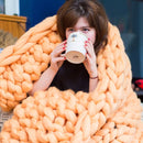 Hand-knitted Warm Chunky Soft Blanket