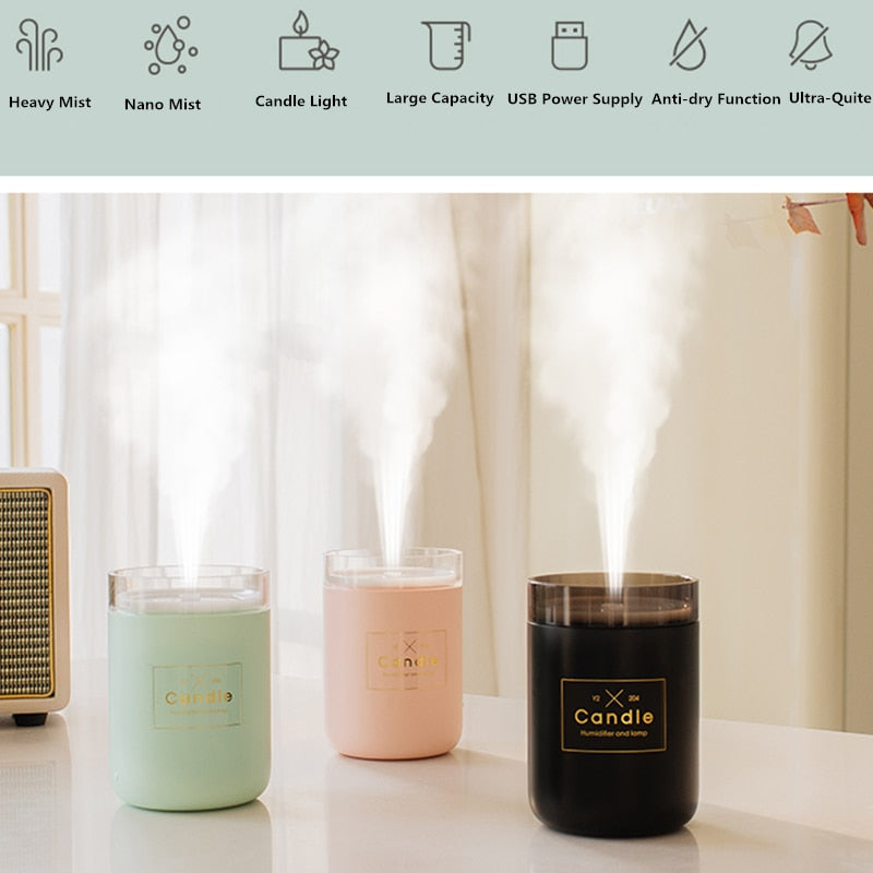 Ultrasonic Air Humidifier Candle