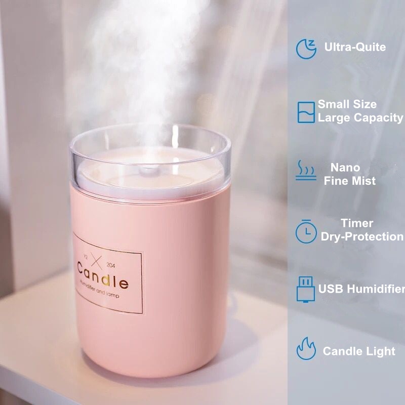 Ultrasonic Air Humidifier Candle